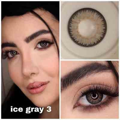 تصویر لنز پرو نیوویژن تک جفتی Ice Gray 3 خاکستری یخی