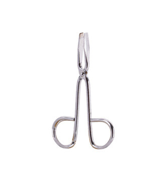 موچین قیچی دوکاره با طراحی ساده و دستههای راحت برای برداشتن دقیق مو