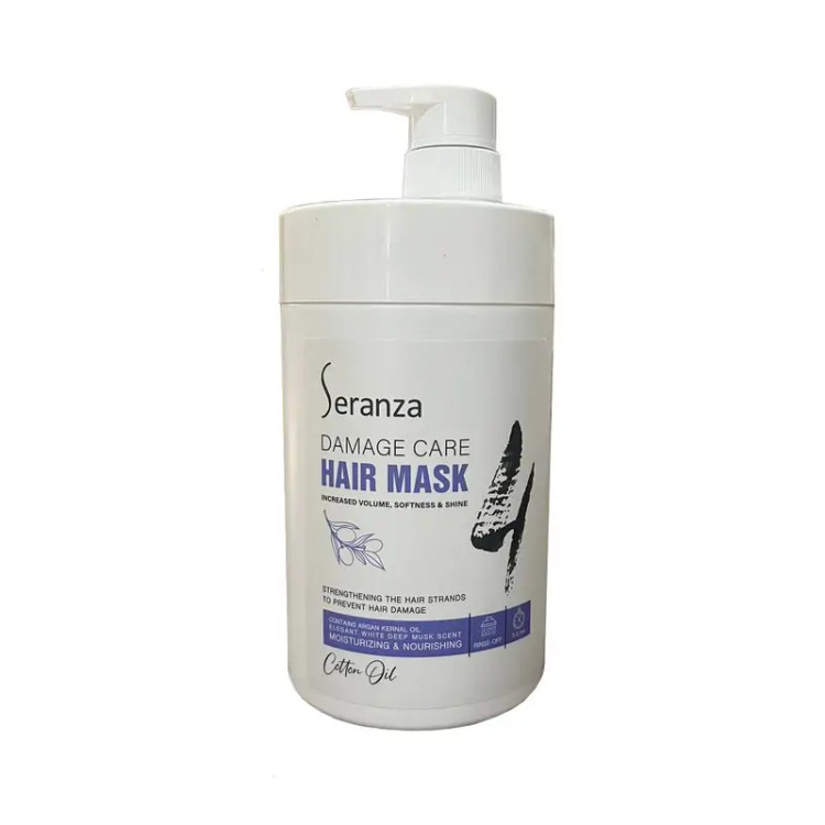 ماسک مو 1000 میل سرانزا: ترمیم کننده قوی، ضد وز و آبرسان تخصصی موهای خشک و آسیب دیده