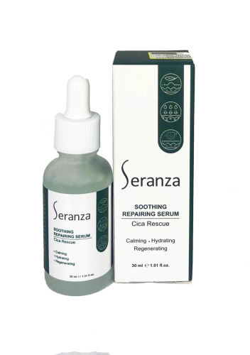 سرم سیکا ترمیم کننده سرانزا ۳۰ میل – بهبود دهنده قوی آسیبهای پوستی و تسکین دهنده التهاب.