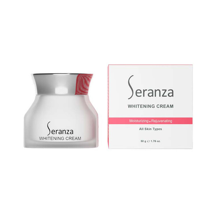 کرم سفید کننده صورت سرانزا 50 گرمی – روشنکننده و شادابکننده پوست