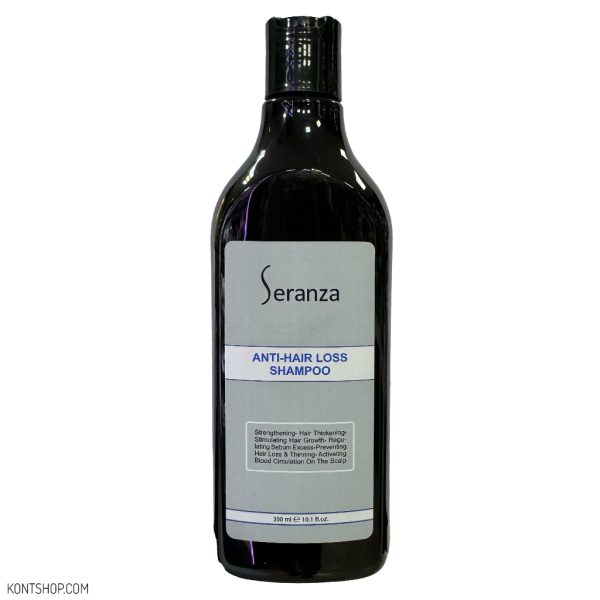 شامپو ضد ریزش سرانزا 300 میل رنگ طوسی