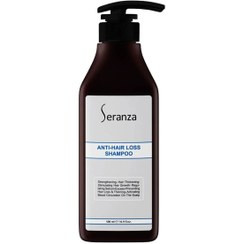 تصویر محصول شامپو ضد ریزش طوسی سرانزا، حجم ۵۰۰ میلیلیتر، فرمولاسیون تخصصی برای کنترل ریزش و تقویت پیاز مو